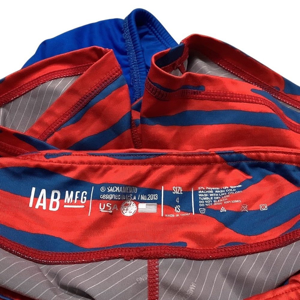 Stylish Blue and Red Swim Sports 3” Volleyball shorts and Royal Blue Top - Picture 7 of 8